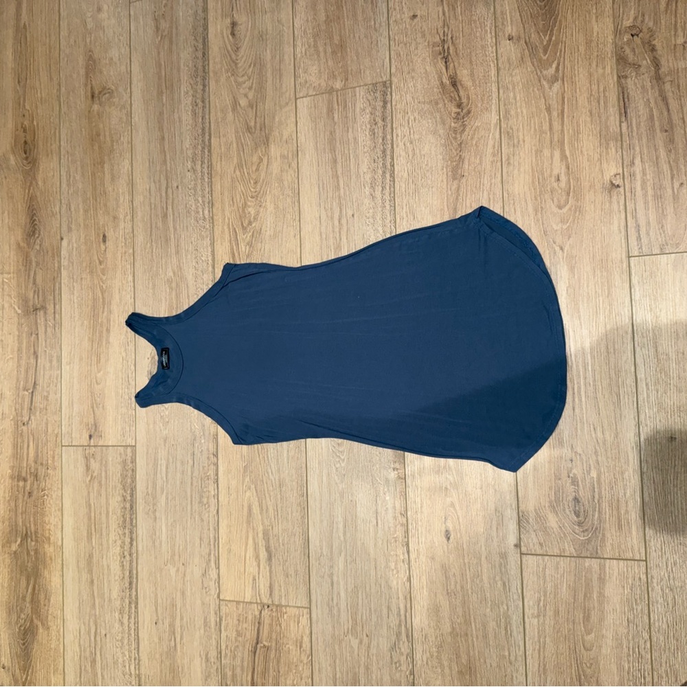 Grey‎ Blue Racerback Mini Dress - Picture 2 of 3